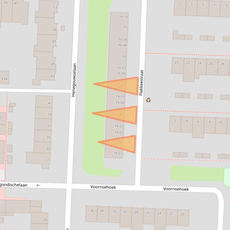 Kaart van postcodegebied 1181CG.