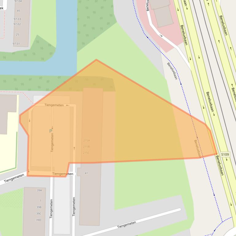 Kaart van postcodegebied 1181CT.