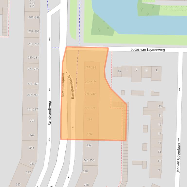 Kaart van postcodegebied 1181HA.