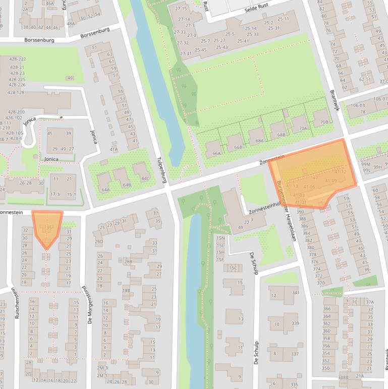 Kaart van postcodegebied 1181LS.