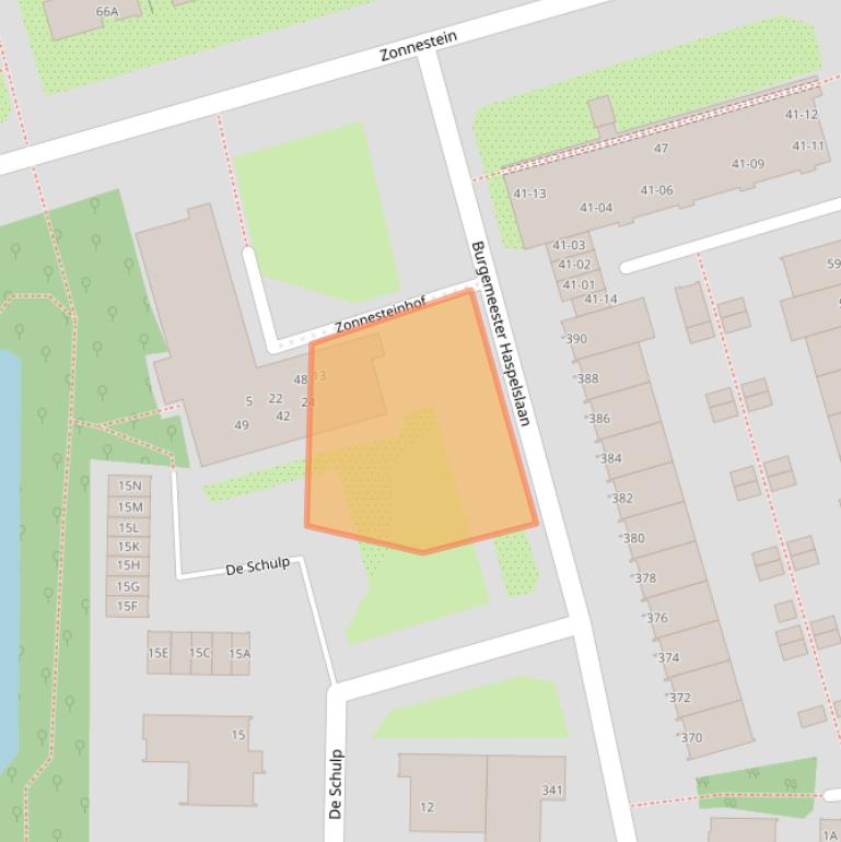 Kaart van postcodegebied 1181NJ.