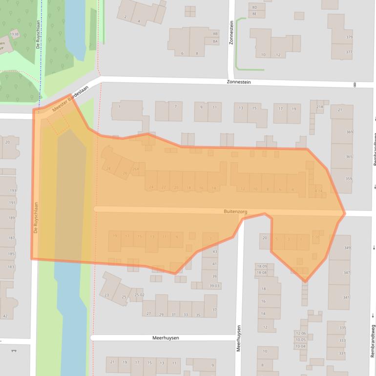 Kaart van postcodegebied 1181PB.
