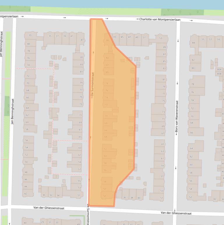 Kaart van postcodegebied 1181RZ.