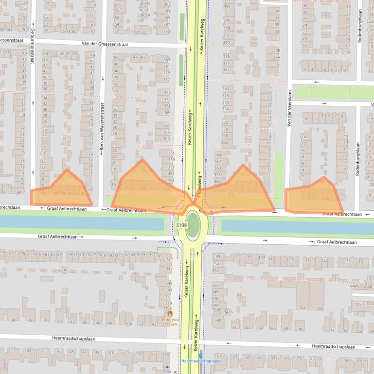 Kaart van postcodegebied 1181SX.