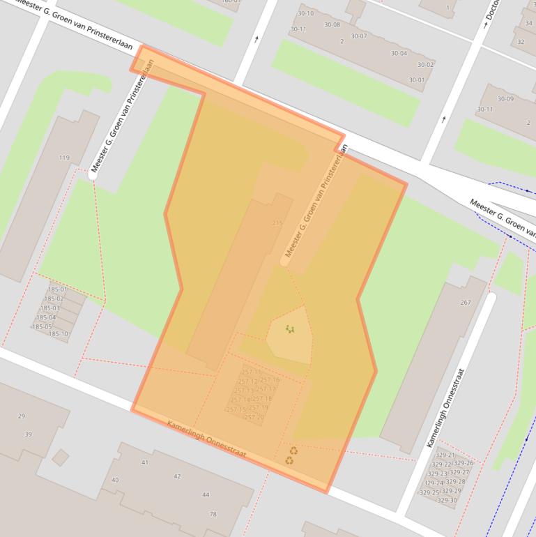 Kaart van postcodegebied 1181TT.