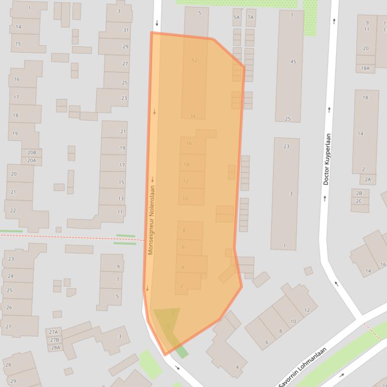 Kaart van postcodegebied 1181VM.
