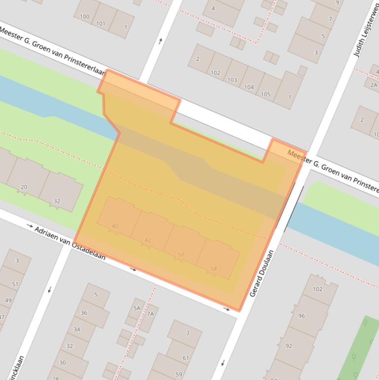 Kaart van postcodegebied 1181WZ.