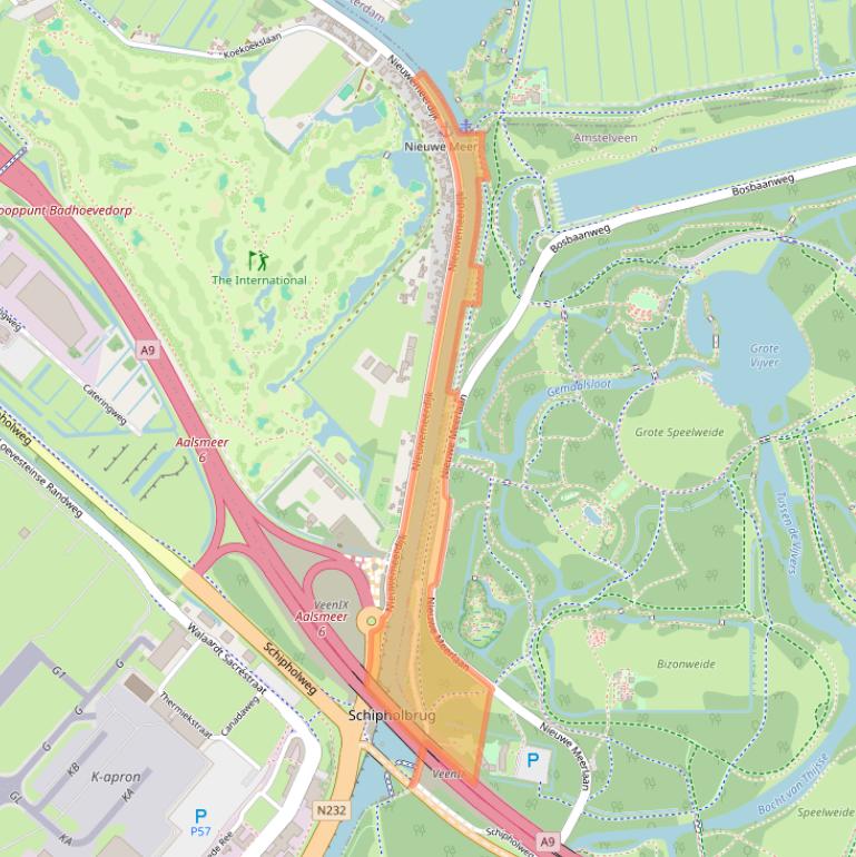 Kaart van postcodegebied 1182AH.