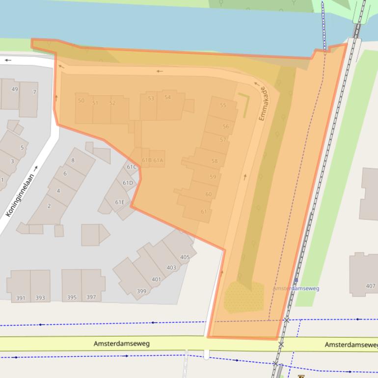 Kaart van postcodegebied 1182AR.