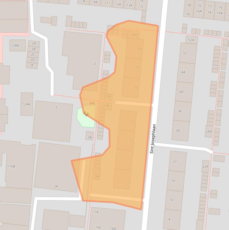Kaart van postcodegebied 1182CG.