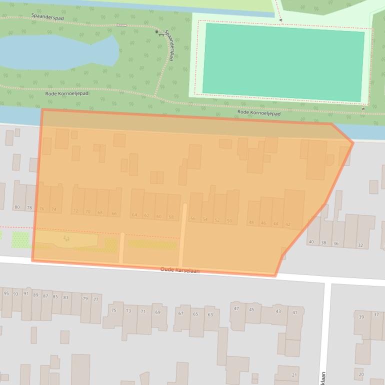 Kaart van postcodegebied 1182CS.