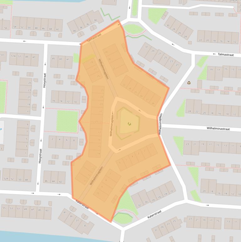 Kaart van postcodegebied 1182ER.