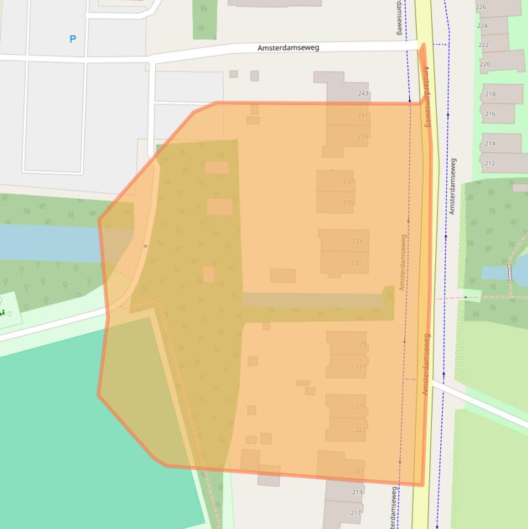 Kaart van postcodegebied 1182GX.