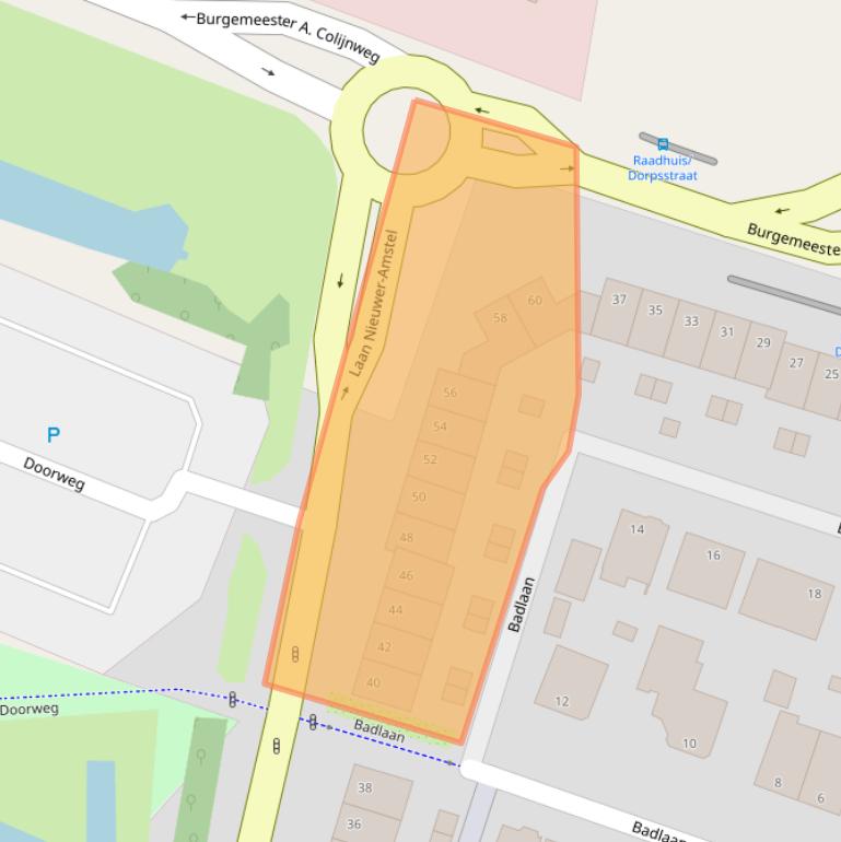 Kaart van postcodegebied 1182JV.