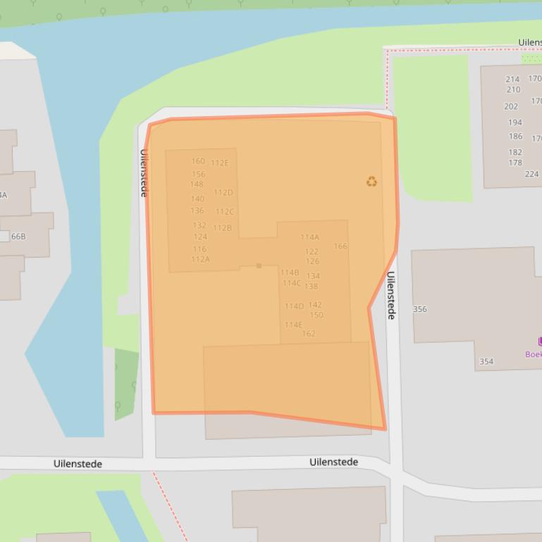 Kaart van postcodegebied 1183AN.