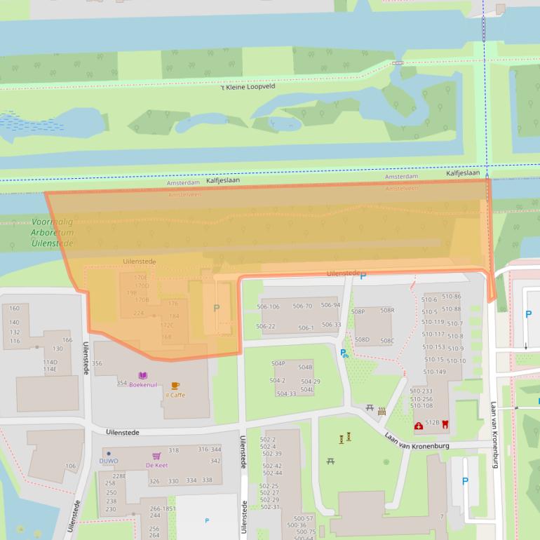 Kaart van postcodegebied 1183AP.