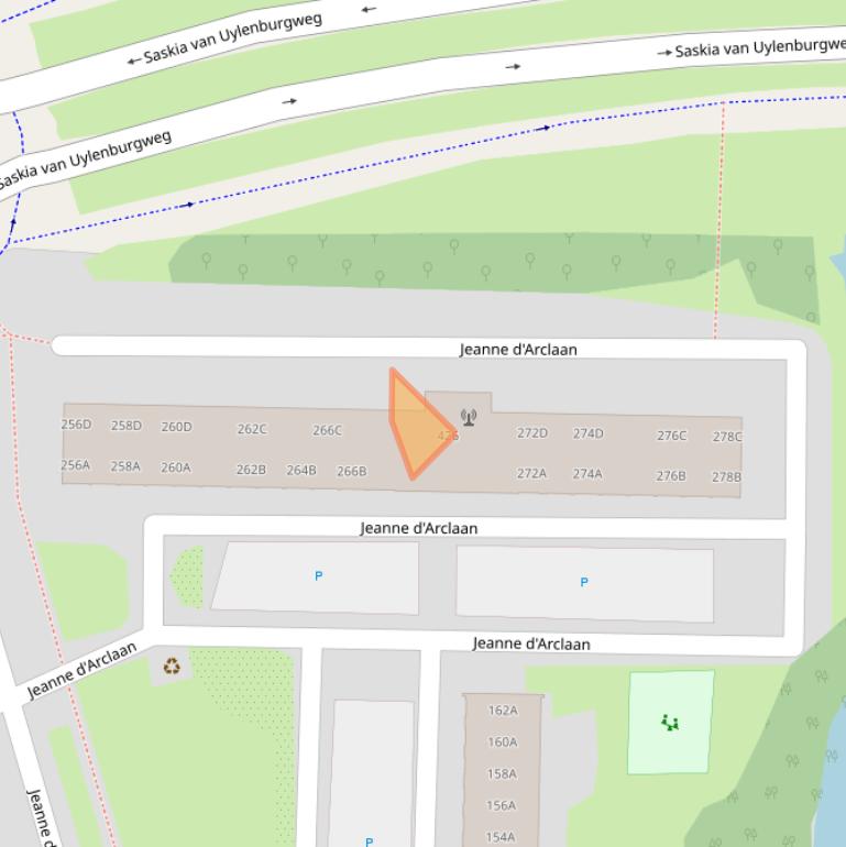 Kaart van postcodegebied 1183BK.