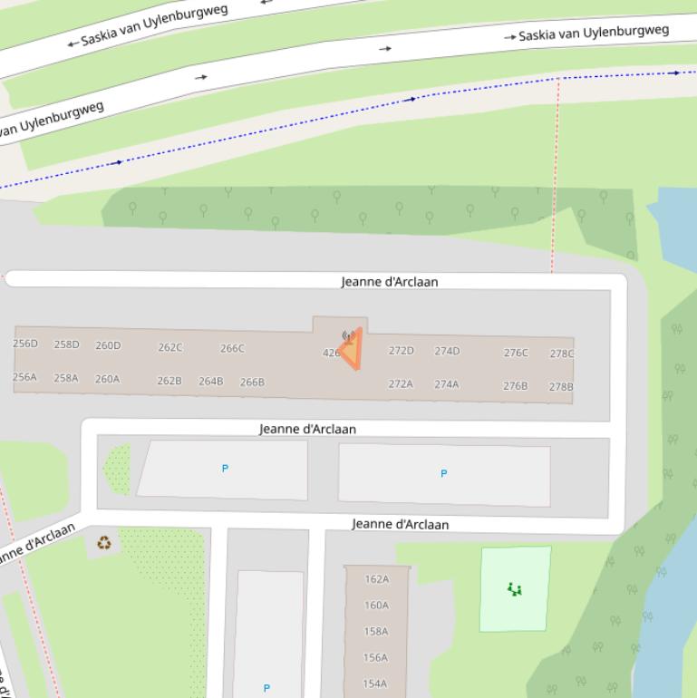 Kaart van postcodegebied 1183BL.