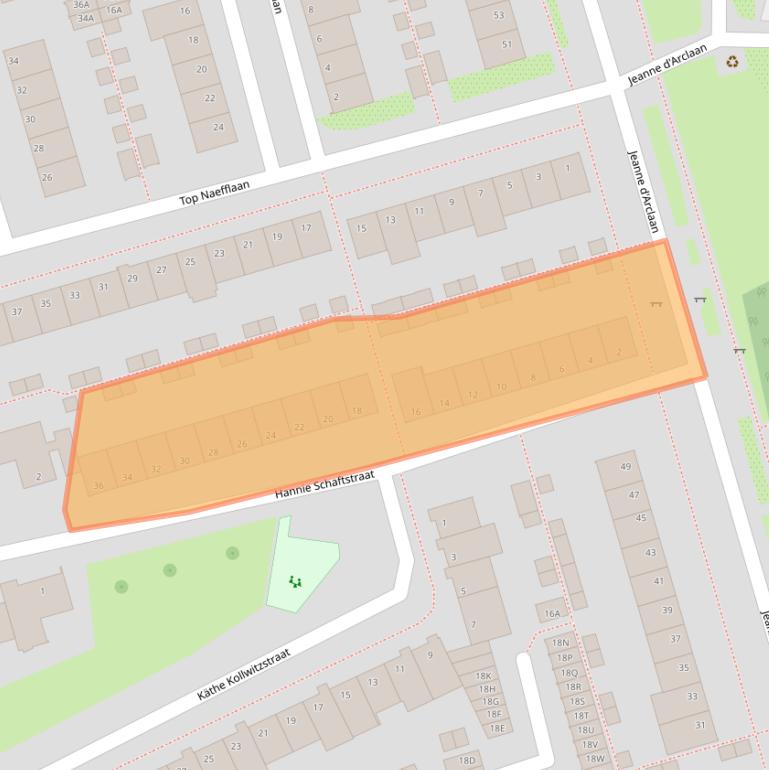 Kaart van postcodegebied 1183BV.