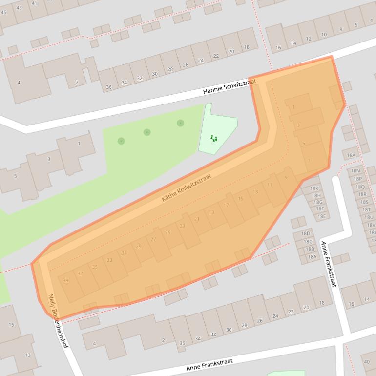 Kaart van postcodegebied 1183BW.