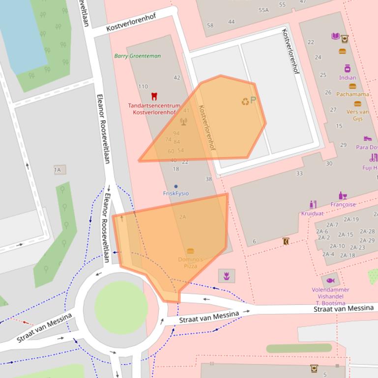 Kaart van postcodegebied 1183CL.