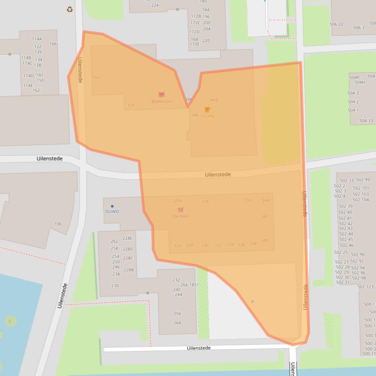 Kaart van postcodegebied 1183DB.