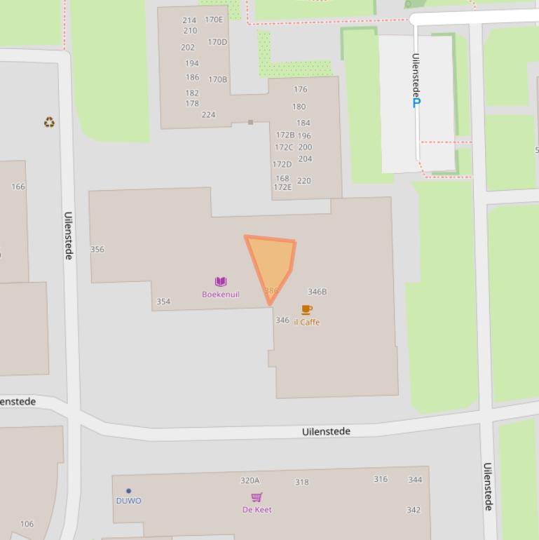 Kaart van postcodegebied 1183DC.