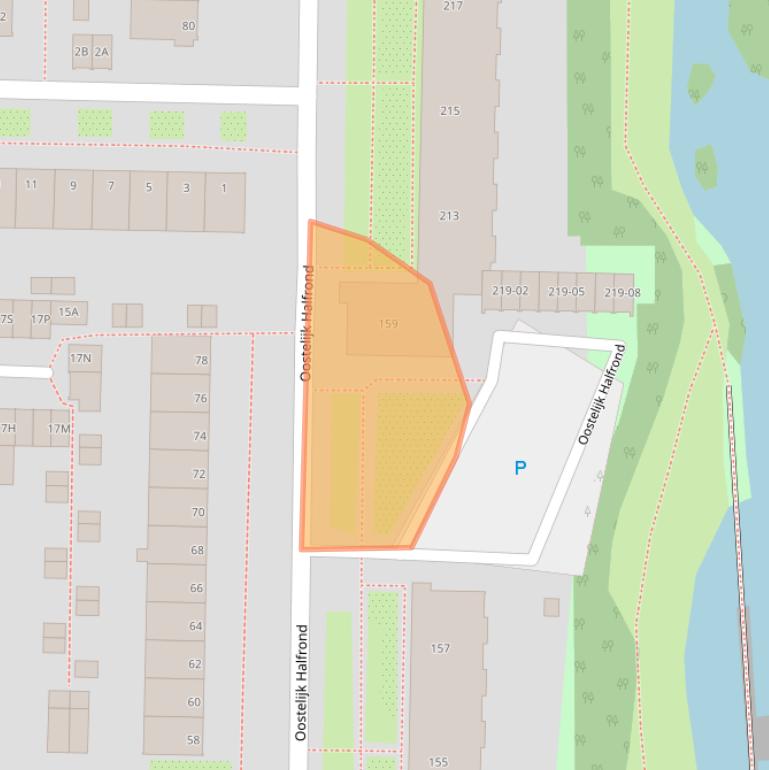 Kaart van postcodegebied 1183ER.