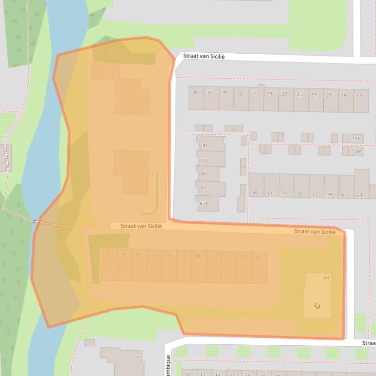 Kaart van postcodegebied 1183GN.