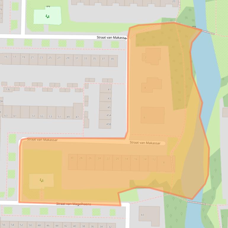 Kaart van postcodegebied 1183HA.
