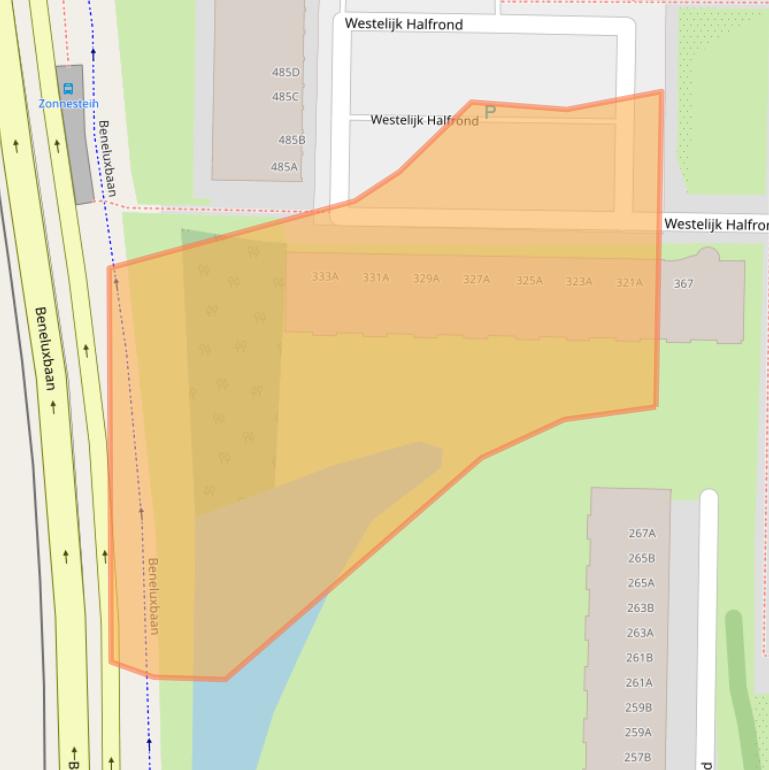 Kaart van postcodegebied 1183JA.