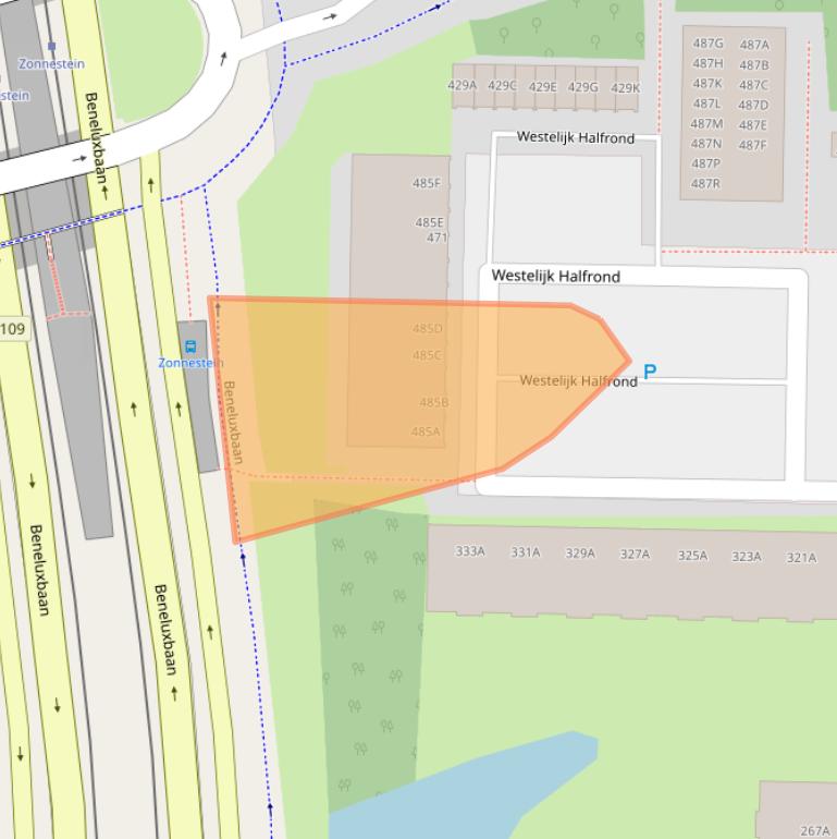 Kaart van postcodegebied 1183JC.