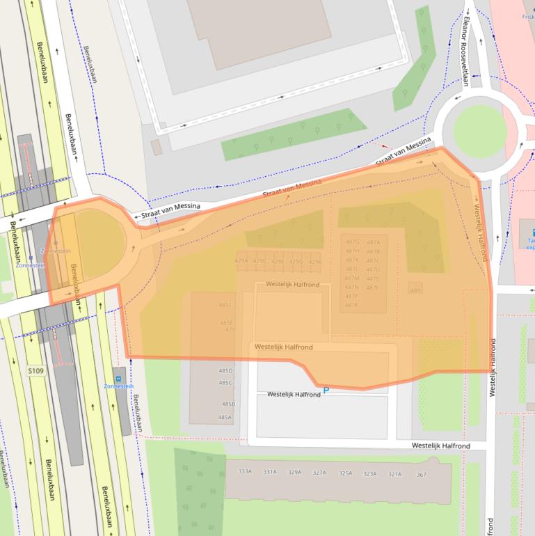 Kaart van postcodegebied 1183JD.