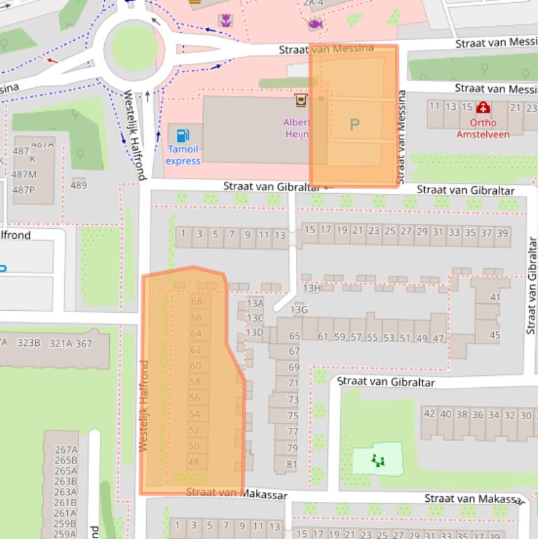 Kaart van postcodegebied 1183JG.