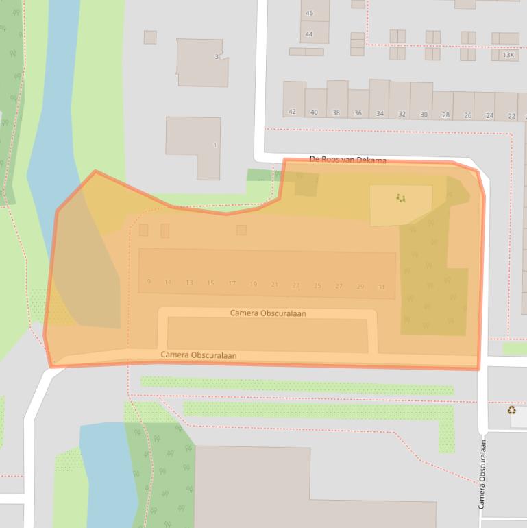 Kaart van postcodegebied 1183JT.