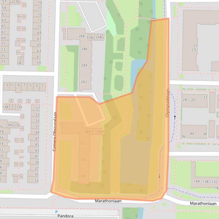 Kaart van postcodegebied 1183KE.
