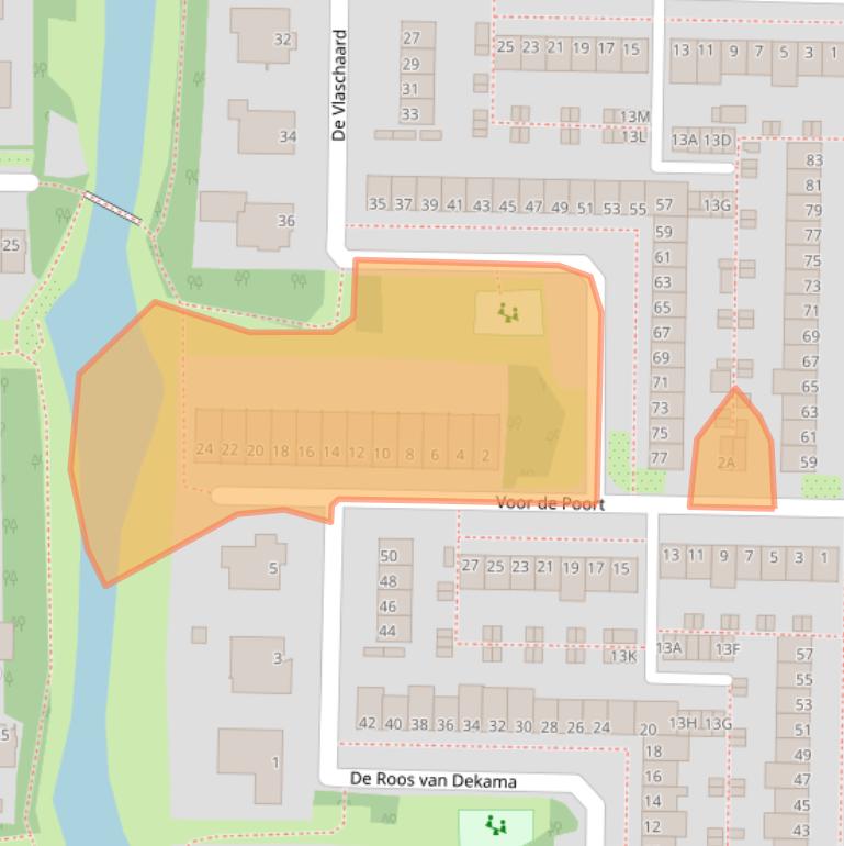 Kaart van postcodegebied 1183KR.