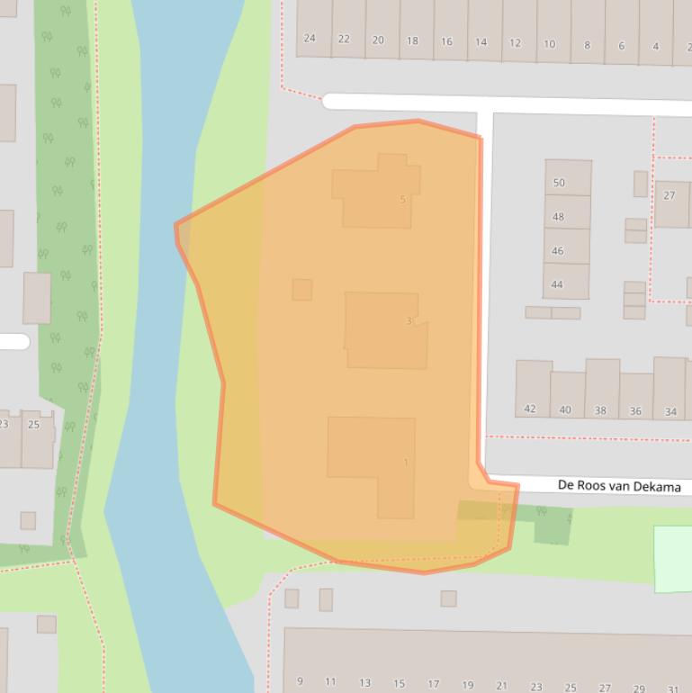 Kaart van postcodegebied 1183KS.