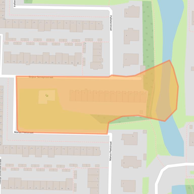 Kaart van postcodegebied 1183LD.