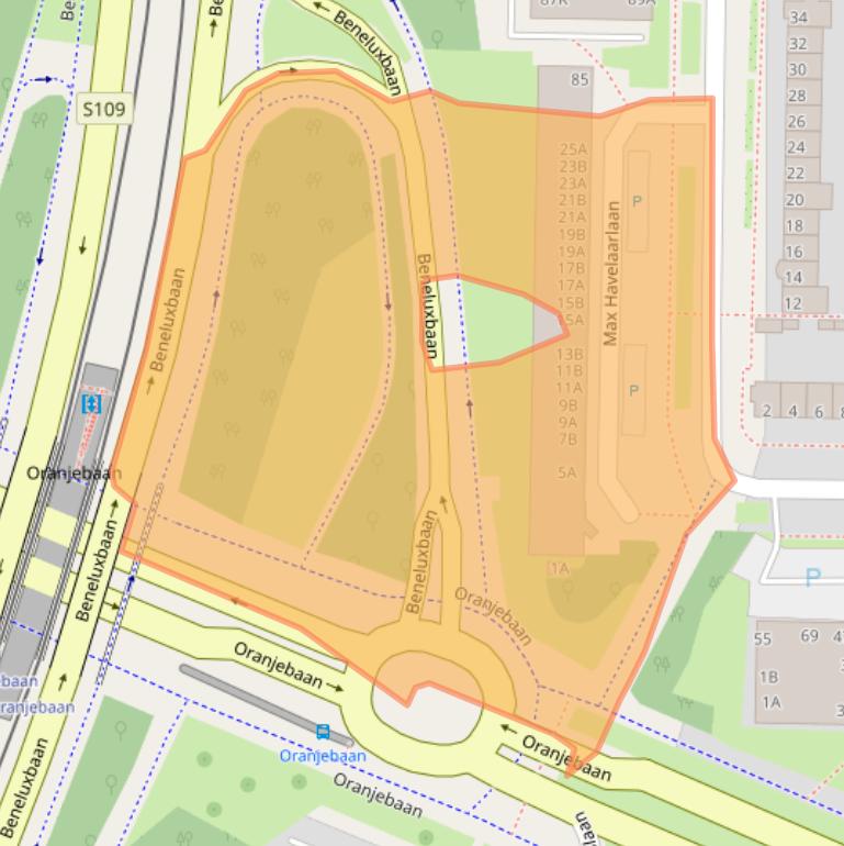 Kaart van postcodegebied 1183LK.