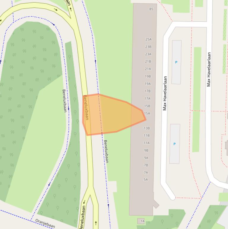 Kaart van postcodegebied 1183LL.