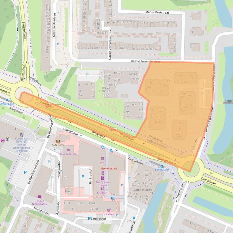 Kaart van postcodegebied 1183MD.
