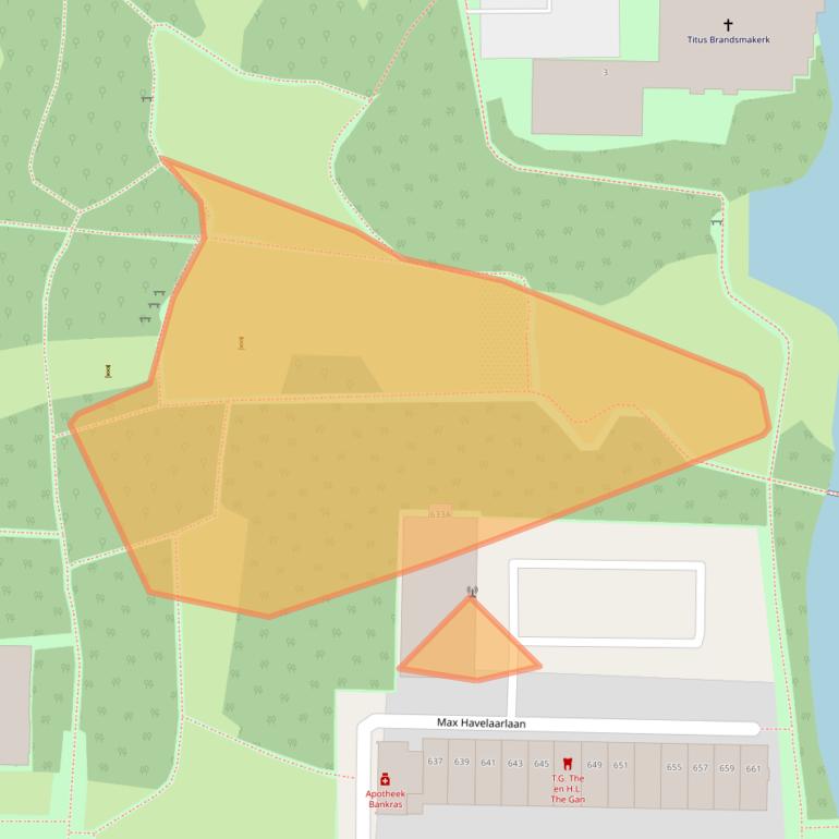 Kaart van postcodegebied 1183NC.