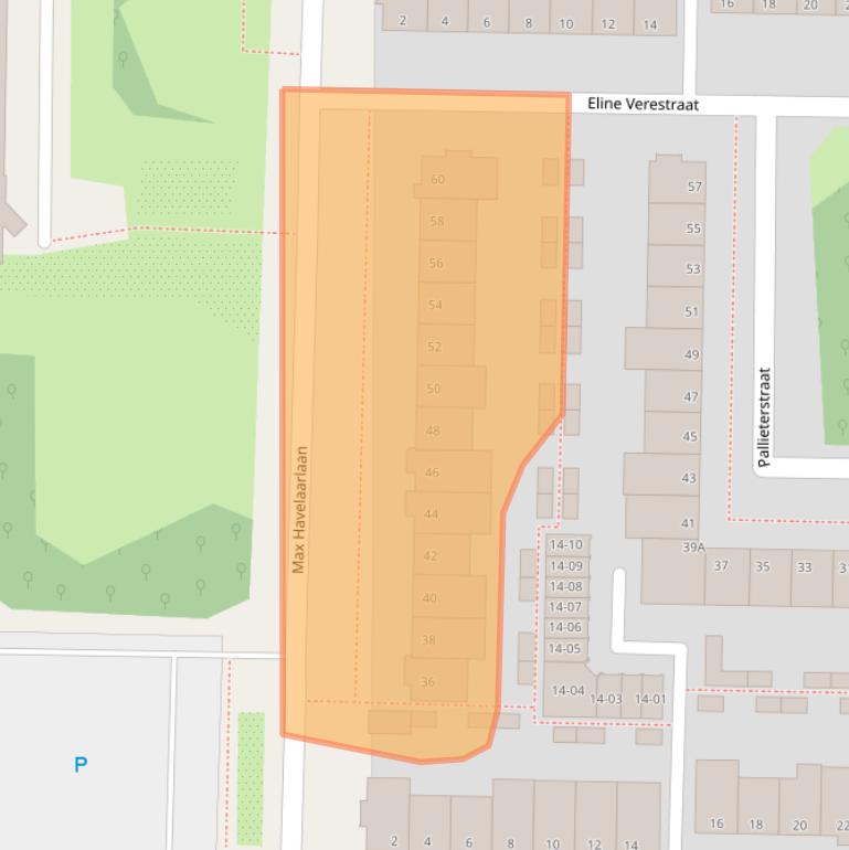 Kaart van postcodegebied 1183NG.