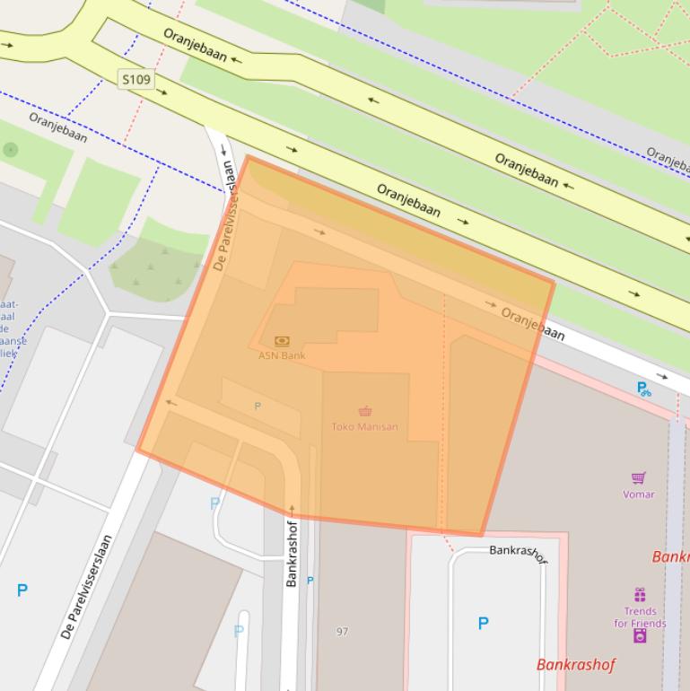 Kaart van postcodegebied 1183NW.