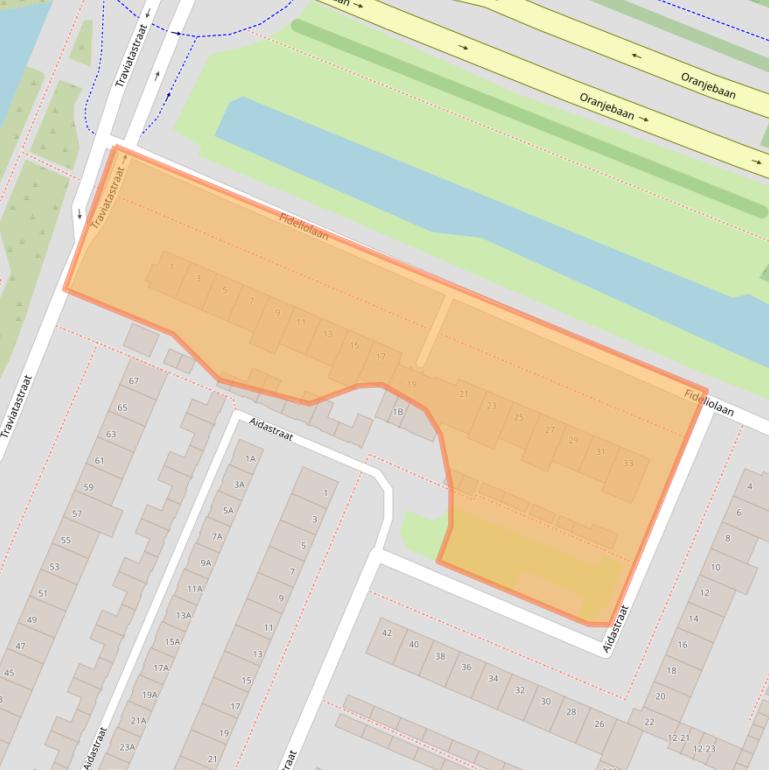 Kaart van postcodegebied 1183PG.