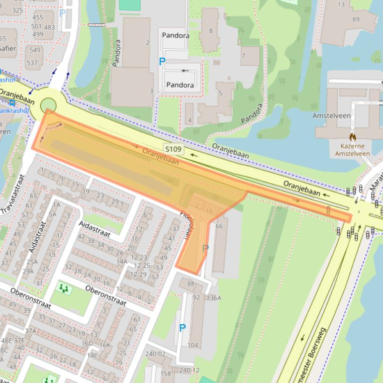 Kaart van postcodegebied 1183PL.