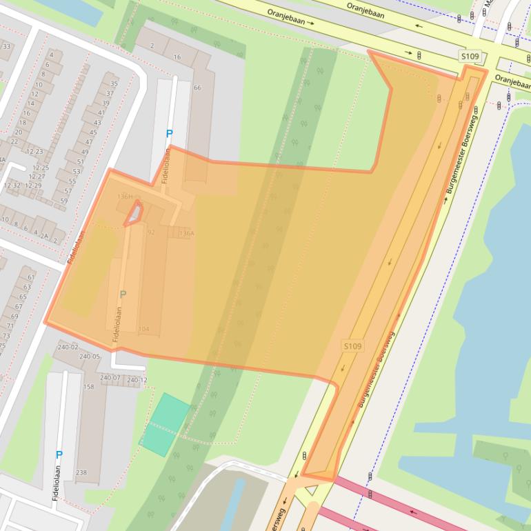 Kaart van postcodegebied 1183PP.