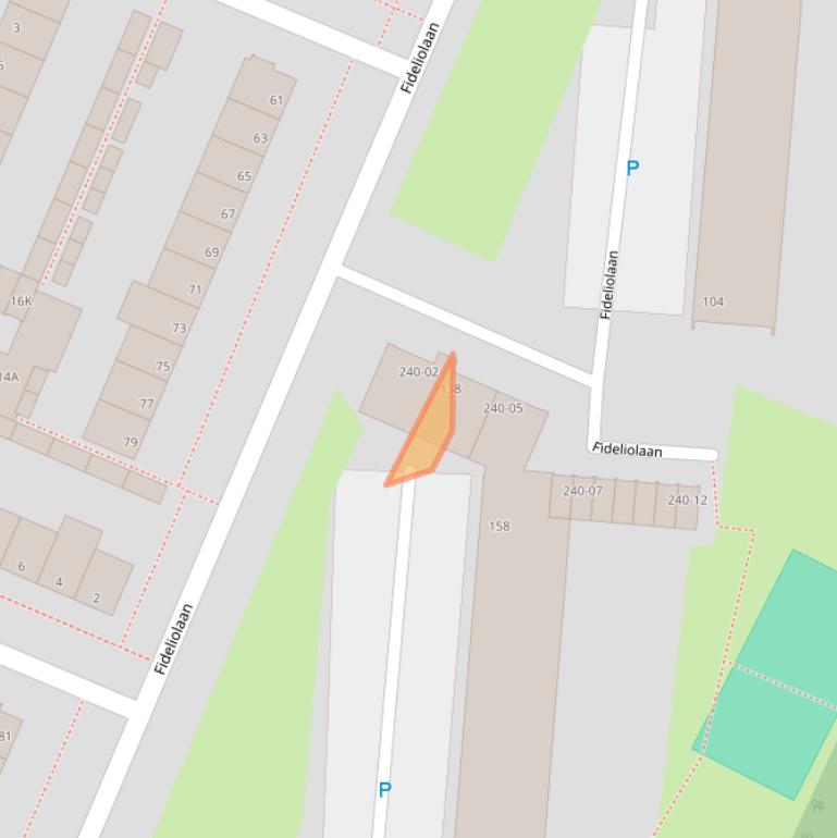 Kaart van postcodegebied 1183PR.