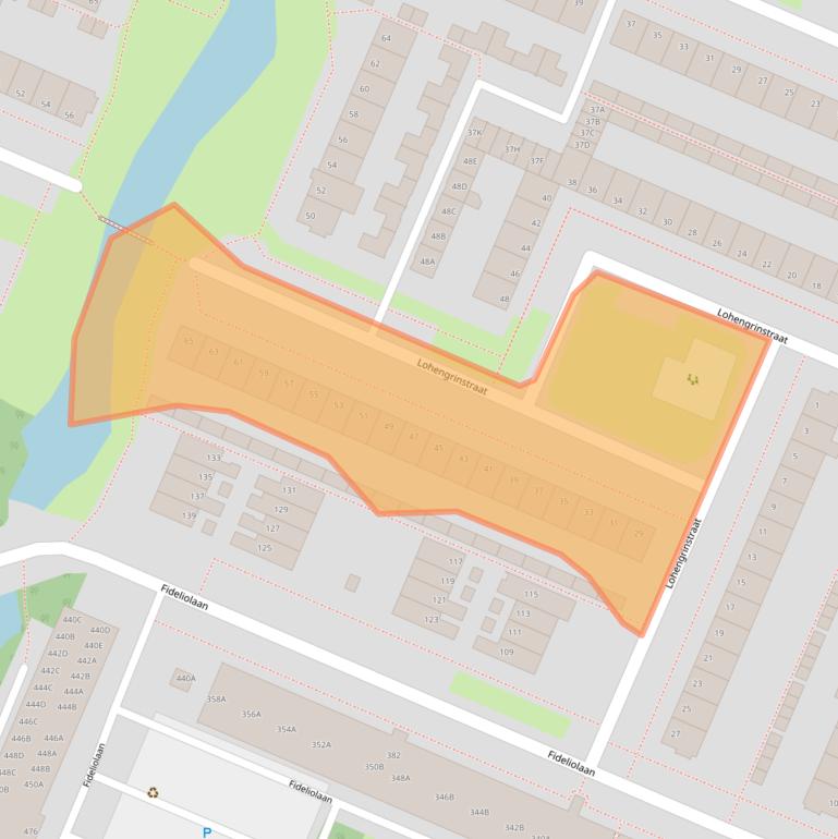 Kaart van postcodegebied 1183RD.